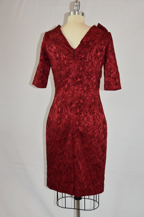 Red Wine Sheath Dress