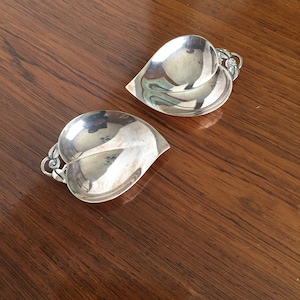 Tiffany’s Sterling Vintage Small Heart Shape Canape Dishes