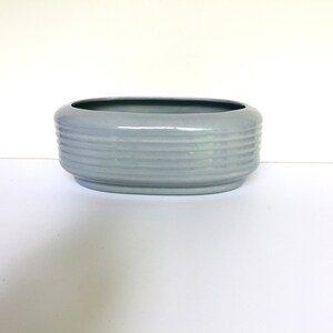 New Midcentury, Gray Hagaer Oval Bowl/Vase. Vintage, Art Deco style