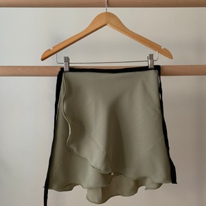 Ballet Wrap Skirt Matcha Green