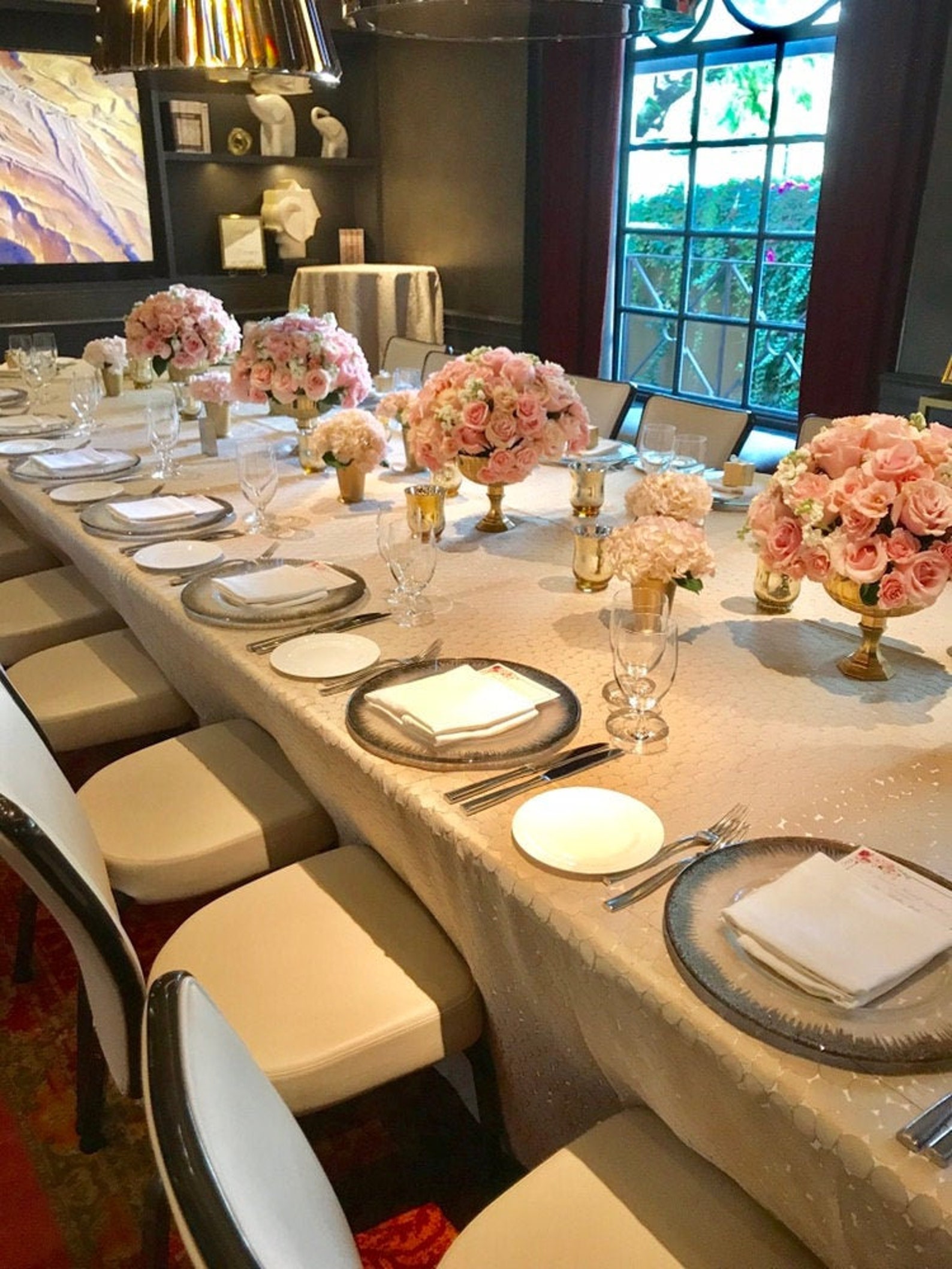 Gold Compote Bowl, Gold Compote Vase, Pedestal Vase, Wedding