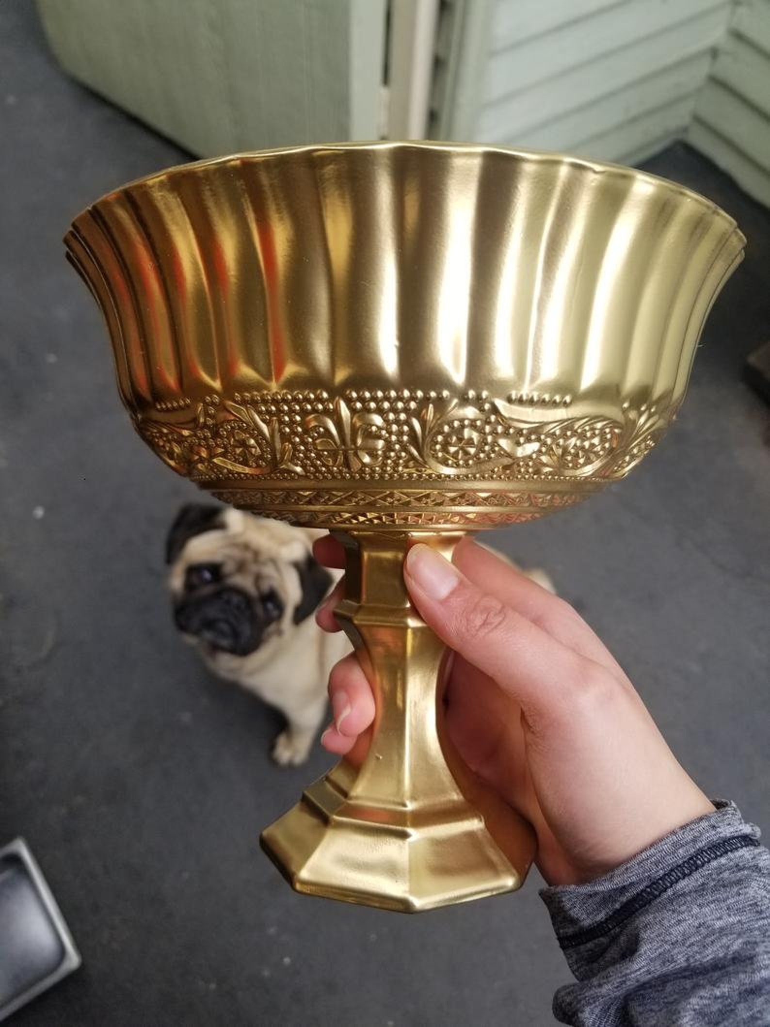 Set of 10 Gold Pedestal Vases 10 Compote Vases 10 Gold Etsy