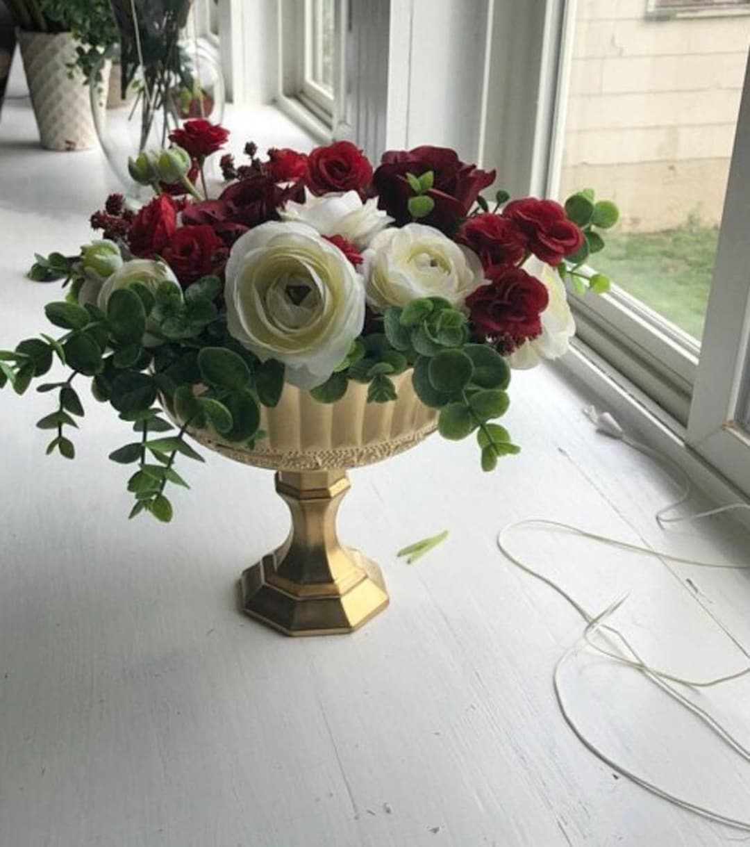 BULK Set of 10 Gold Pedestal Vases 10 Compote Vases 10 Gold Wedding Vases Etsy