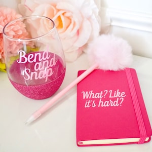 Legally Blonde Box, Legally Blonde Wine Glass, Elle Woods Quotes, Bend and Snap Legally Blonde, Funny Wine Glass Quotes, Elle Woods