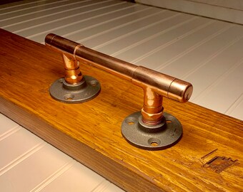 Pipe Barndoor Handle Etsy