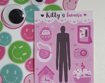 Kitty&#39;s House Sticker Sheet!