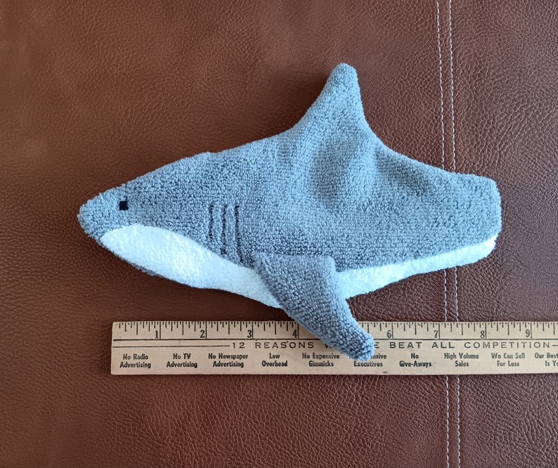 Shark Shaped Soft Glasses Case Made of Microfiber Material, Case and Cleaning Cloth in One, Shark Lover Gift image 10