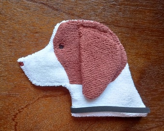 Smudge Dog Brittany &quot;Jules&quot;  Microfiber Covert Cleaning Cloth