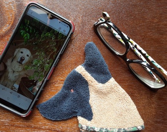 Belgian Malinois Microfiber Smartphone Cleaning Cloth, Smudge Dog Conan