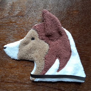 Smudge Dog Rough Collie &quot;Barney&quot;  Microfiber Covert Cleaning Cloth
