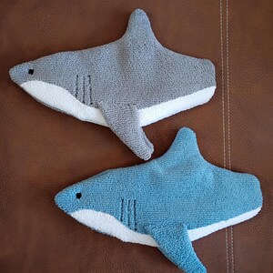 Shark Shaped Soft Glasses Case Made of Microfiber Material, Case and Cleaning Cloth in One, Shark Lover Gift image 2
