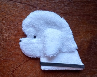 Bichon Frise Tech Screen Cleaning Cloth, Smudge Dog Baxter