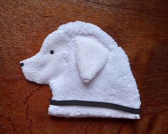 Great Pyrenees Smudge Dog &quot;Samson&quot; Microfiber Covert Cleaning Cloth