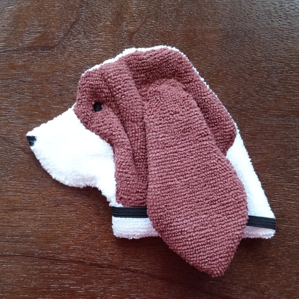 Smudge Dog Basset Hound "Digger" Microfiber Covert Cleaning Cloth