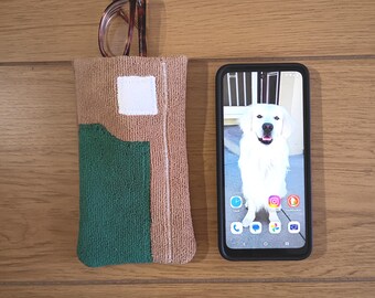 Baseball Themed Microfiber Glasses/Cell Phone Case, Case and Cleaner in One
