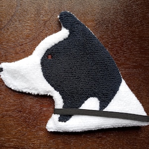 Smudge Dog Border Collie &quot;Abbey&quot; Microfiber Covert Cleaning Cloth