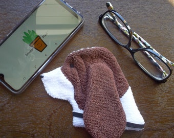 Smudge Dog Basset Hound "Digger" Microfiber Covert Cleaning Cloth