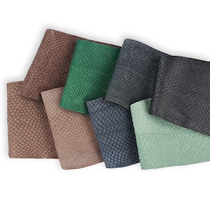 Zalmvisleer in verschillende kleuren voor leren accessoires, portefeuilles, tassen, hoezen, sieraden