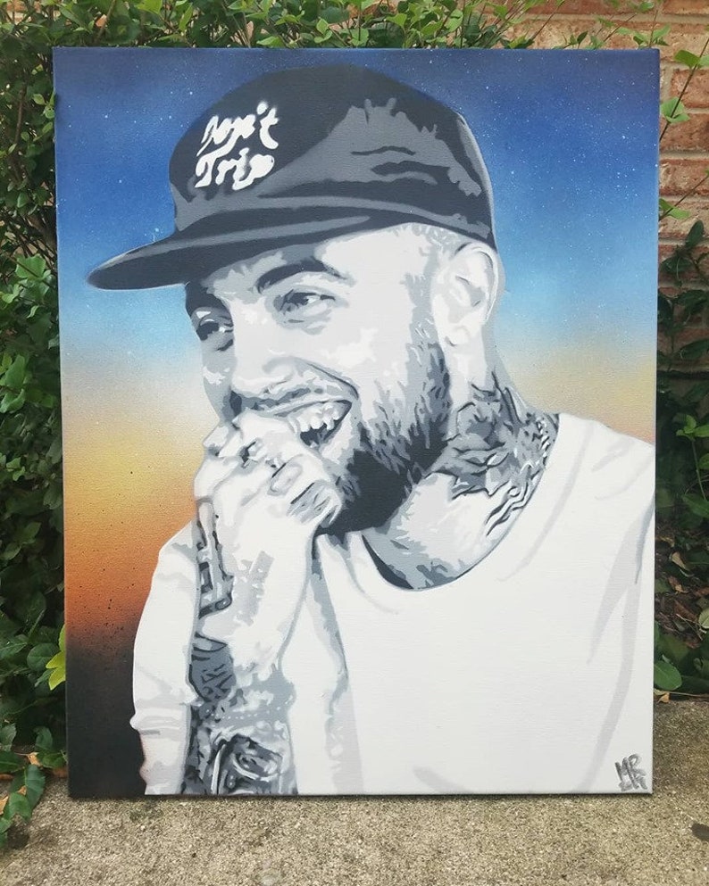 Mac Miller Spray Painting