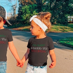 Sicilian Proverbs, Cute baby girl, Ma quant&#39; e bedda &#39;sta picciridda, Toddler Short Sleeve Tee sizes 2T-5T