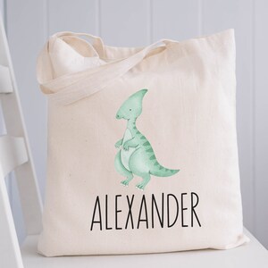 Personalized Kids Tote Bag, Children&#39;s Canvas Book Bag, Daycare Preschool Tote, Customizable with Child&#39;s Name, Eco-Friendly Tote Bag