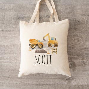 Personalized Kids Tote Bag, Children&#39;s Canvas Book Bag, Daycare Preschool Tote, Customizable with Child&#39;s Name, Eco-Friendly Tote Bag