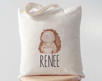Personalized Kids Tote Bag, Children's Canvas Book Bag, Daycare Preschool Tote, Customizable with Child's Name, Eco-Friendly Tote Bag