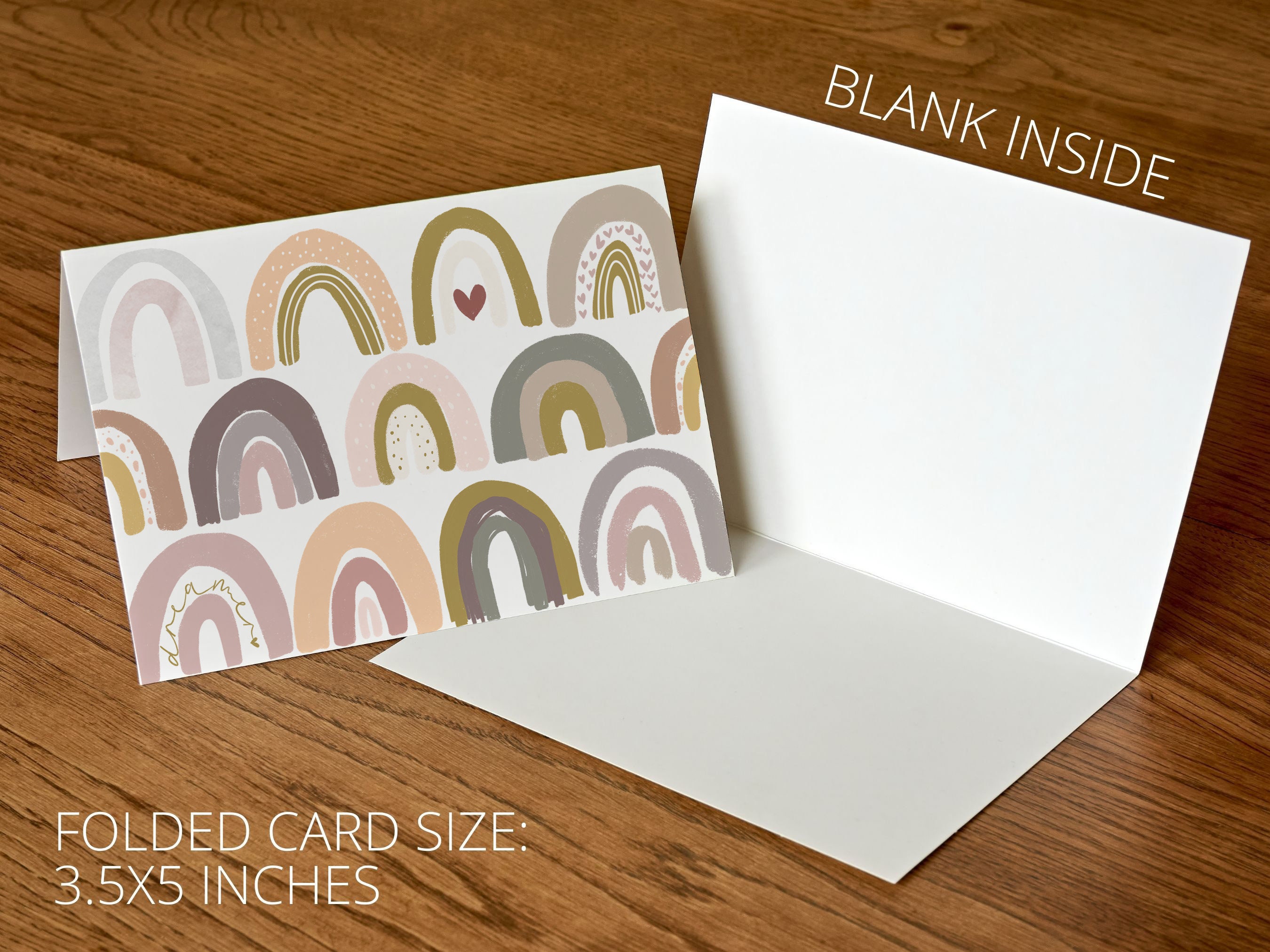 Rainbow Stationery Note Cards With Envelopes, Set of 30 - Etsy