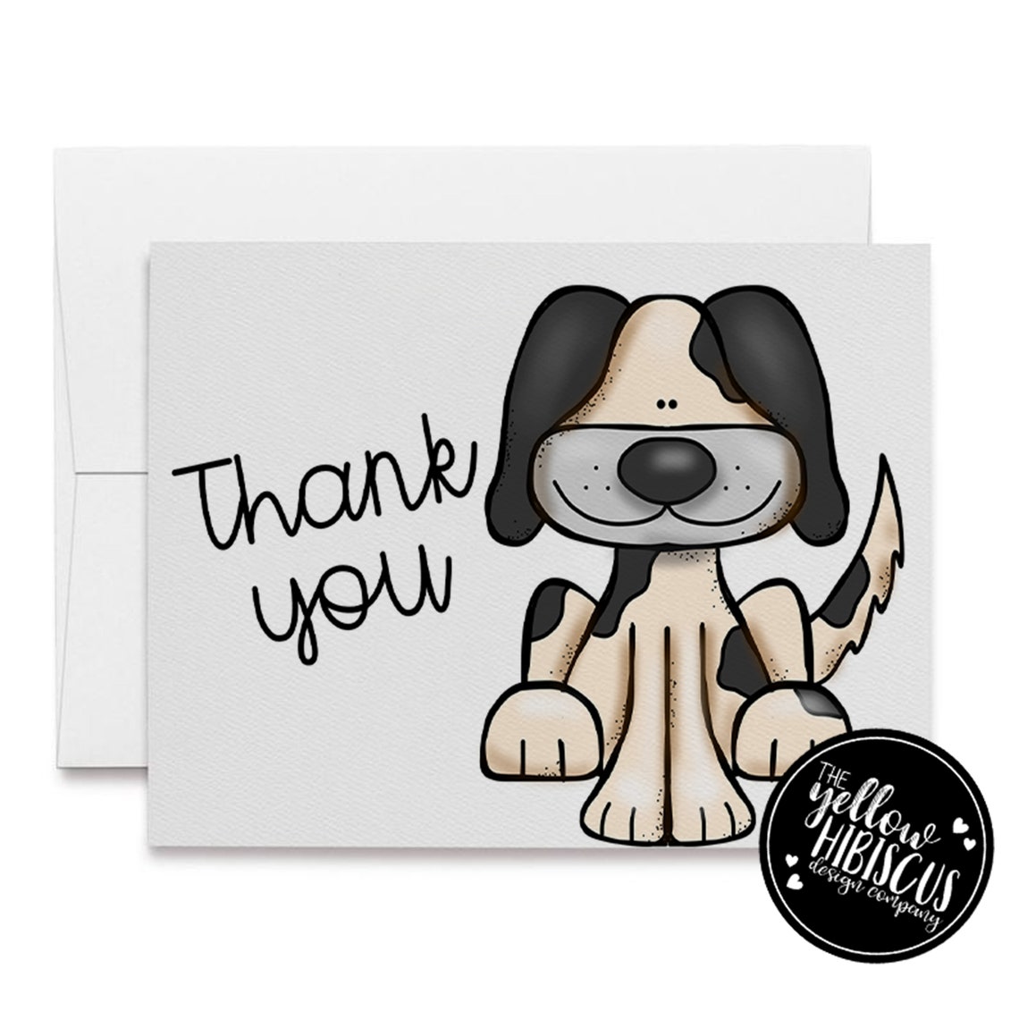 Cute Dog Note Card pack of 15 or 25 Printed with envelopes Etsy