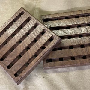 Walnut Wooden Trivet, Cherry Wooden Trivet, countertop trivet, hot pot holder
