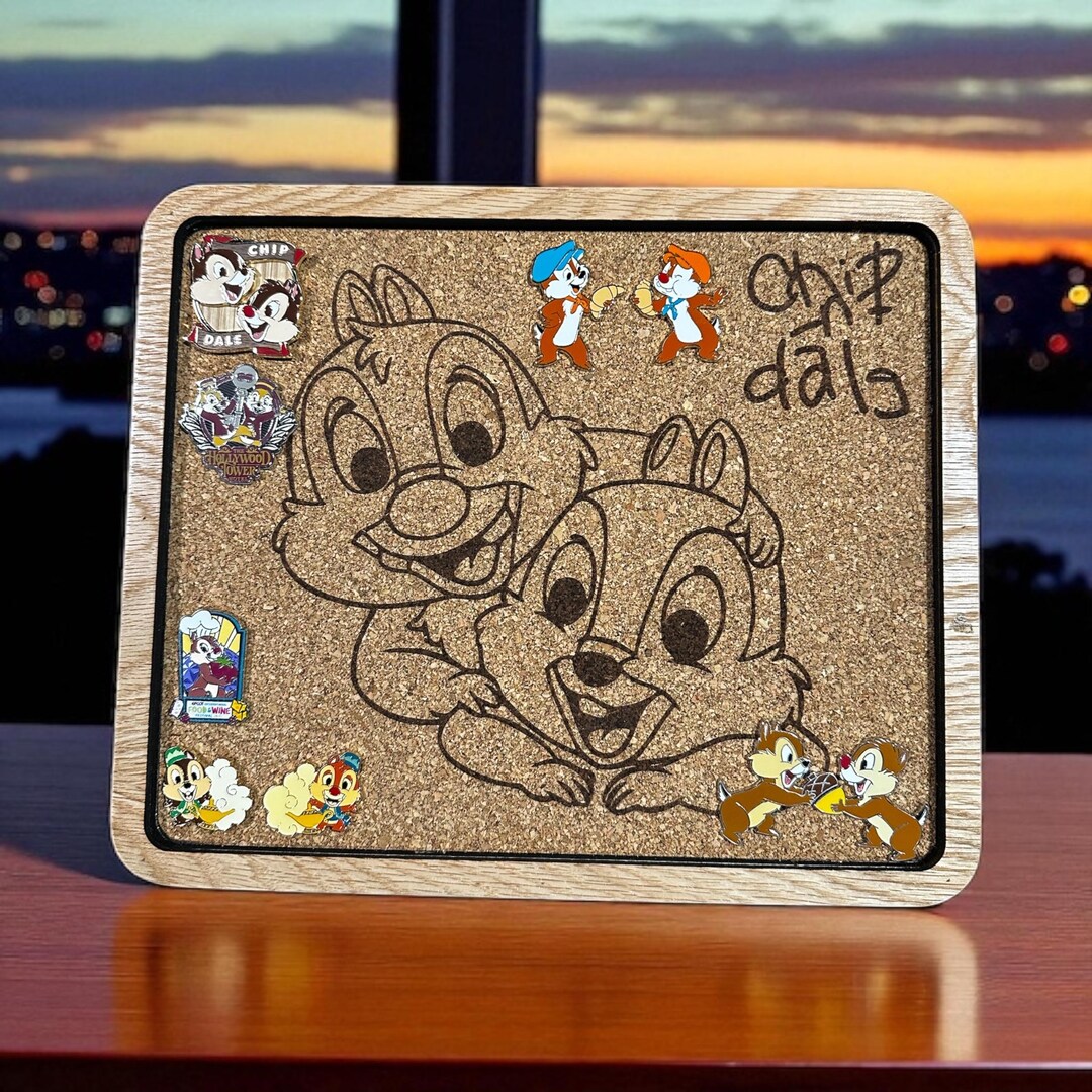 Laser Engraved Disney Cork Pin Board | Kids Room Decor - Etsy