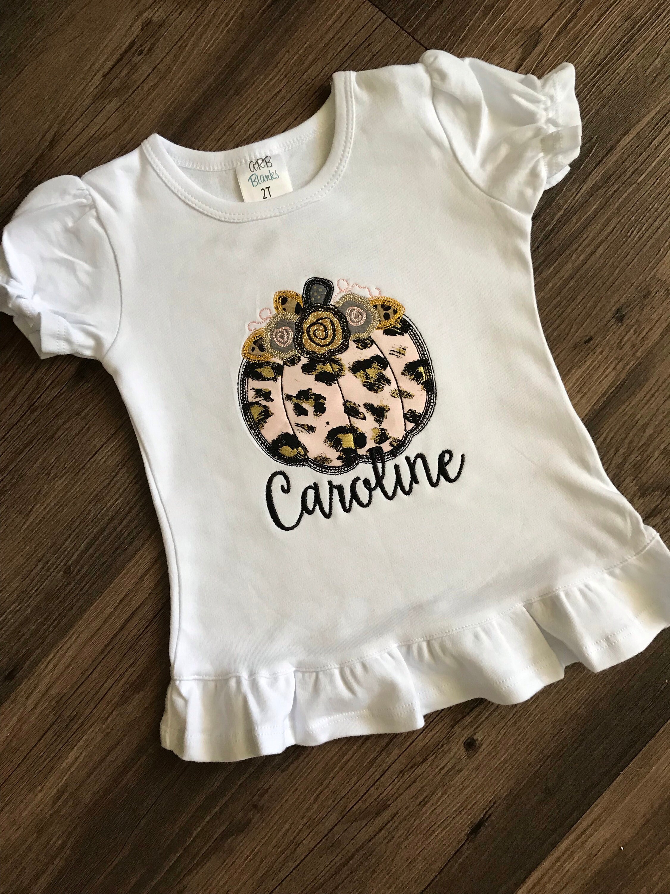 leopard pumpkin shirt