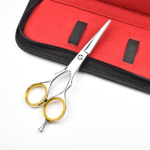 Personalize Hair Cutting Scissor Professional Haircutting Scissor 5.5 inch Right-Hand Razor Edge Barber Salon Shears With Case