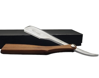 Cadeau unique pour la Saint-Valentin, personnalisation coupe-gorge rasoir coupe droite pour homme, rasoir classique pour homme, cadeau Saint-Valentin pour mari, cadeau pour petit ami