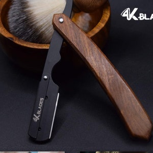 Personalize Straight Edge Razor Cut Throat For Men & Barber - Razor For Men, Fathers day gifts, Gift for him, Birthday gift for men