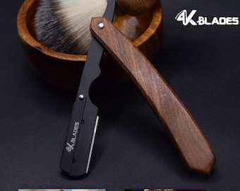 Personalize Straight Edge Razor Cut Throat For Men & Barber - Razor For Men, Fathers day gifts, Gift for him, Birthday gift for men