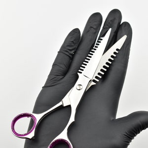 FISHBONE RAZOR SHEAR Personalize Hair Cutting Scissor Professional Haircutting Scissor 6 inch Razor Edge Barber Salon Shears