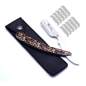 Personalize Straight Razor Cut Throat For Men & Barber Best Chrismast gift, GIFT FOR HIM, Gift for boyfriend, Old School Razor