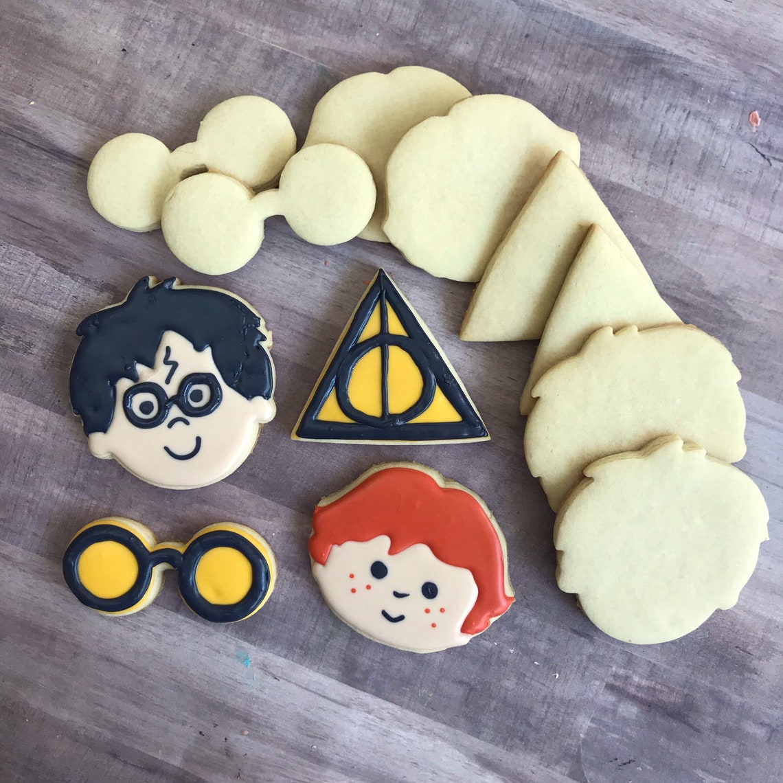 Harry Potter Cookie Decorating Kit Etsy