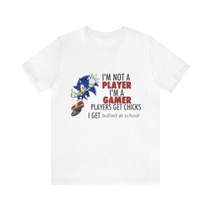 I Just Love Latinas Sonic Shadow The Hedgehog Meme Gaming Funny Unisex  T-Shirt