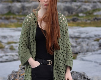 CROCHET Cardigan Pattern Instant Download