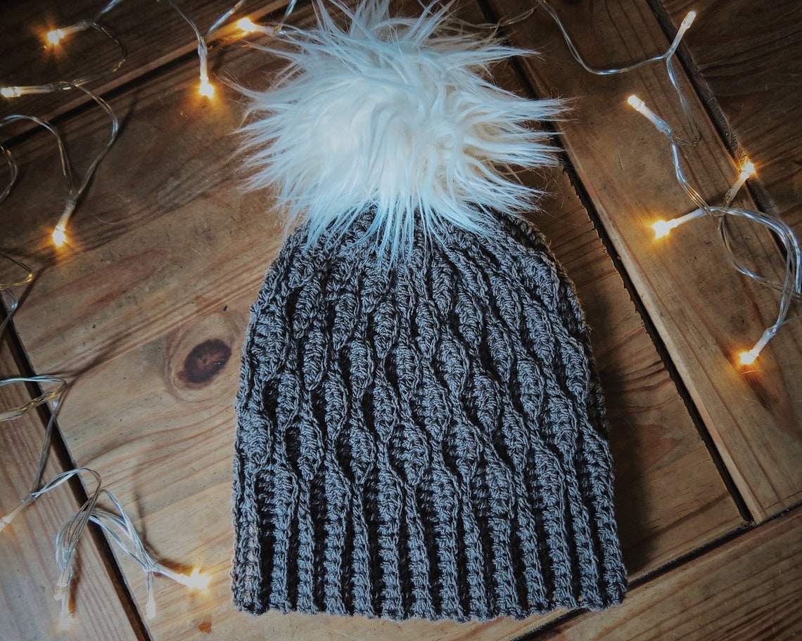 Crochet Beanie Hat Pattern Slouch Hat INSTANT DOWNLOAD - Etsy