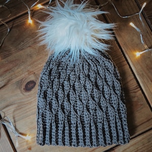 Crochet Beanie Hat Pattern Slouch Hat INSTANT DOWNLOAD