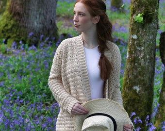 CROCHET CARDIGAN PATTERN Instant Download