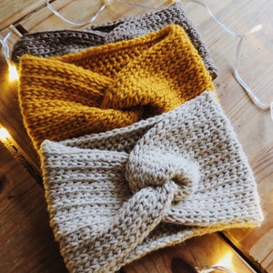 CROCHET PATTERN Crochet Twisted Earwarmer Headband