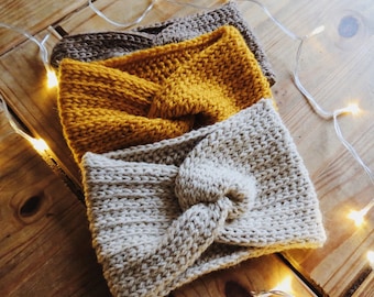 CROCHET PATTERN Crochet Twisted Earwarmer Headband