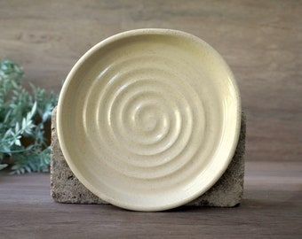 Minimal Spoon Rest | Handmade Ceramic Wheel Thrown Pottery