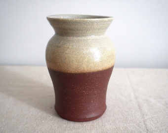 Rustic Terra Cotta Vase | Farmhouse Style | Handmade Ceramic Wheel Thrown Pottery