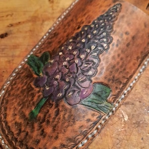 Antiqued Pruner Sheath - Texas Bluebonnet