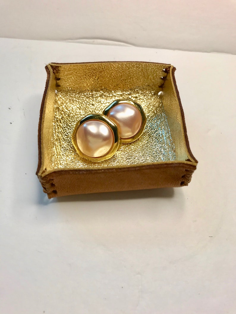 Chartreuse Gold Leather Tray Jewelry tray storage Double side leather Trays Organizer leather storage Jewelry Tray storage Gift for girl